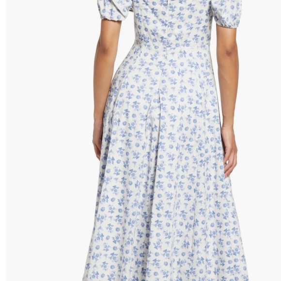 HOUSE OF CB Tallulah Puff Sleeve Midi Dress - Picture 2 of 9